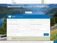 bahnhofshuttle.at Webseite Vorschau