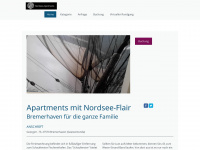nordsee-apartments.com Webseite Vorschau