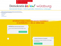 demokratie-leben-wuerzburg.de Webseite Vorschau