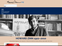 howardzinn.org Webseite Vorschau