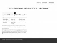 zitate-datenbank.service-itzehoe.de Webseite Vorschau