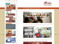 micha-initiative.de Webseite Vorschau