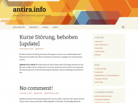 antira.info Webseite Vorschau