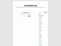 marchism.org Webseite Vorschau