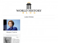 worldhistoryblog.com Webseite Vorschau