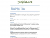 projekt.net Webseite Vorschau