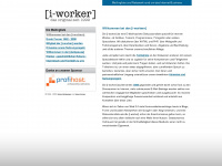i-worker.de Webseite Vorschau
