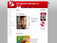 tsv-dietfurt.de Webseite Vorschau