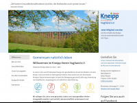kneippverein-vogtland.de Webseite Vorschau