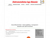 elektro-ruemmler.de Webseite Vorschau
