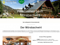 moersbachwirt.at Webseite Vorschau