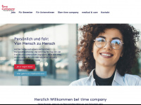 time-company.de Webseite Vorschau