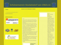 schützenverein-stockelsdorf.de Webseite Vorschau