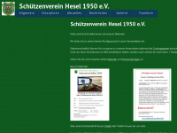 schuetzenverein-hesel.de Webseite Vorschau