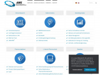ams-europe.com Webseite Vorschau