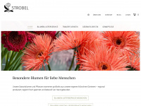 strobel-floristik.de Webseite Vorschau