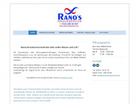 ranos-druckservice.de Webseite Vorschau