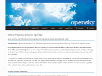 schweiz-opensky.ch Webseite Vorschau