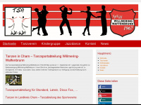 tanzen-cham.de Webseite Vorschau