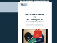 beo-helicopter.ch Webseite Vorschau