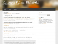 polizeibielefeldpresse.wordpress.com Webseite Vorschau