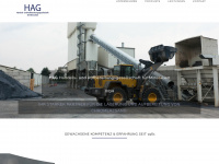 hag-mineralien.de Webseite Vorschau