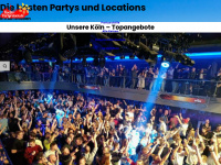 koeln-partyreisen.de Webseite Vorschau