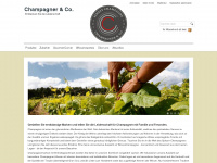 champagner-co.de Webseite Vorschau