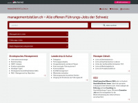 managementstellen.ch Webseite Vorschau