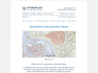 hydroplan.org Webseite Vorschau