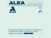 alea-ag.de Webseite Vorschau