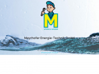 mayrhofer-heizung.at Webseite Vorschau