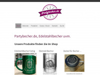 partybecher.de Webseite Vorschau