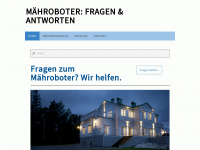 maehroboterhelp.com Webseite Vorschau
