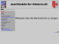 martinskirche-isingen.de Webseite Vorschau