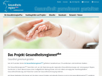 gesundheitsregionplus-landsberg.de Webseite Vorschau