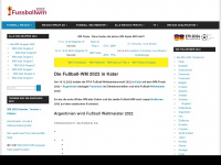 fussballwm2022.com Webseite Vorschau