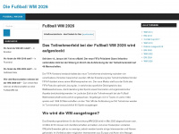wm-2026.org Webseite Vorschau