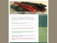 bohl-modellbahnreparatur.de Webseite Vorschau
