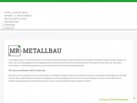 mr-metallbau-bayreuth.de Webseite Vorschau