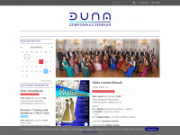 dunaszimfonikusok.hu Webseite Vorschau