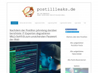 postillleaks.de Webseite Vorschau