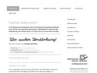 montessori-muenster.org Webseite Vorschau