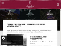 matterland.ch Webseite Vorschau