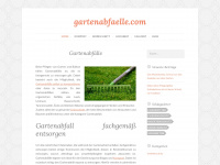 gartenabfaelle.com Webseite Vorschau
