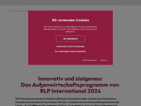 rlp-international.de Webseite Vorschau