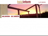 holzinform-gmbh.com Webseite Vorschau