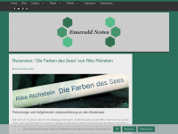 emeraldnotes.de Webseite Vorschau