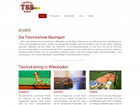 tennisschule-baumgart.de Webseite Vorschau