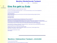 marathon-treisbach.de Webseite Vorschau